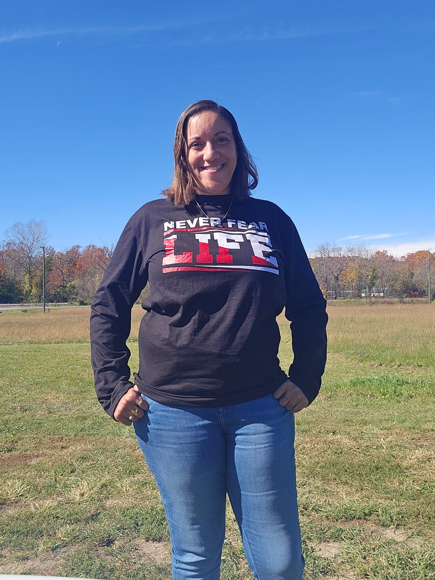 long sleeve black shirt